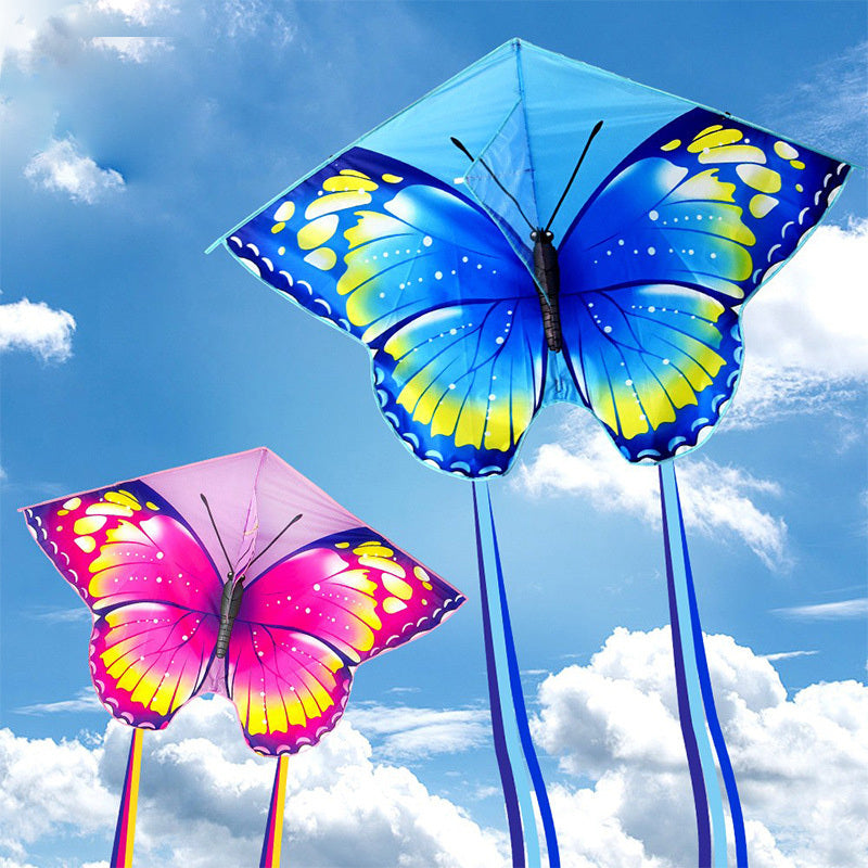 Colorful Butterfly Cartoon Kite with 50 Meters String