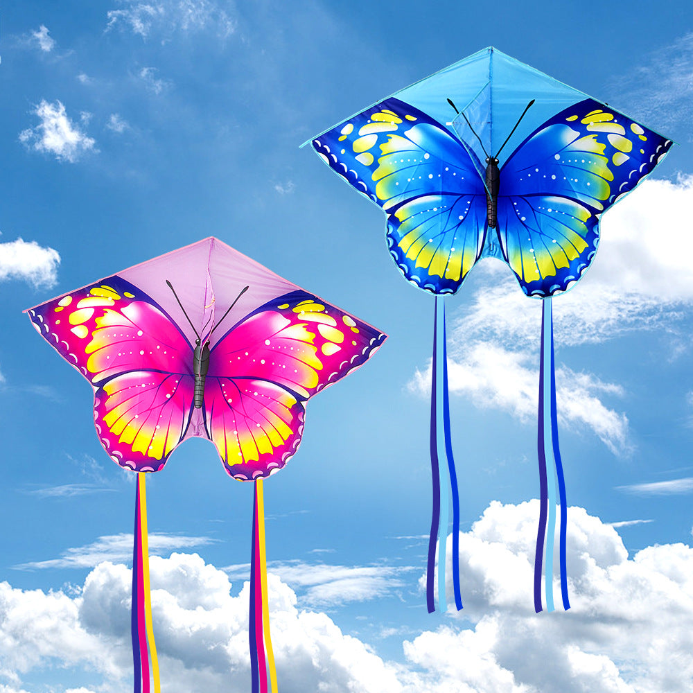 Colorful Butterfly Cartoon Kite with 50 Meters String