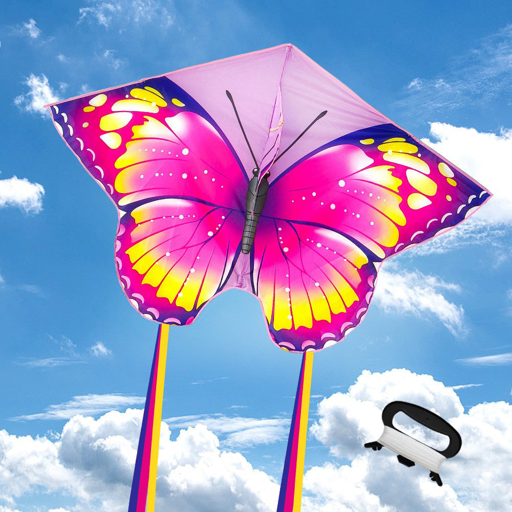 Colorful Butterfly Cartoon Kite with 50 Meters String