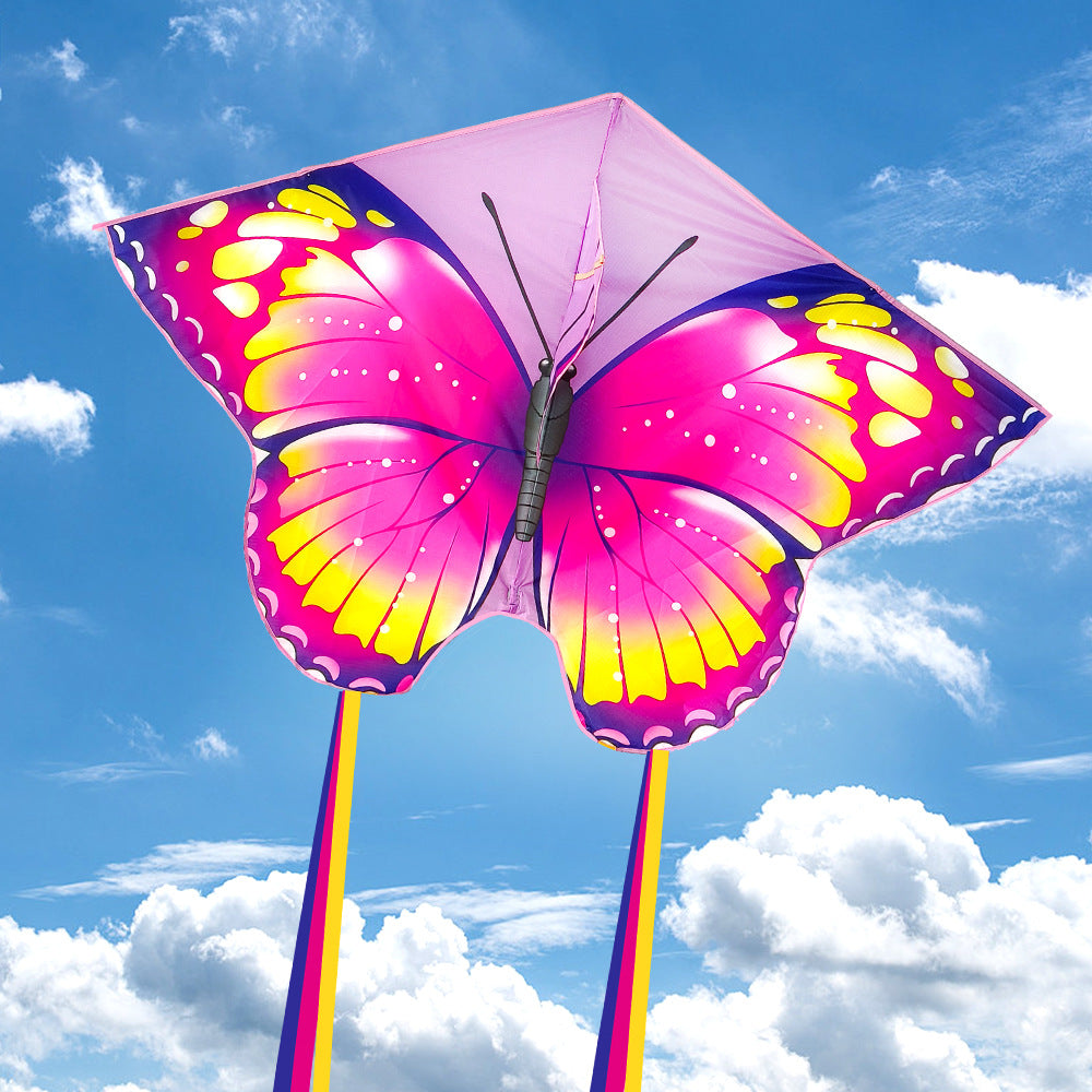 Colorful Butterfly Cartoon Kite with 50 Meters String