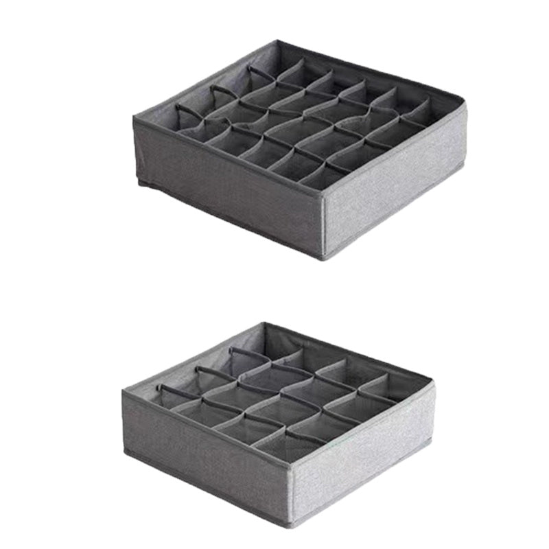 Drawer Storage Basket Clothes Divider Box - 16 24 Grid Underwear Organizer