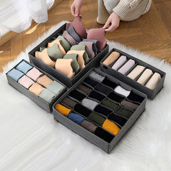 Drawer Storage Basket Clothes Divider Box - 16 24 Grid Underwear Organizer