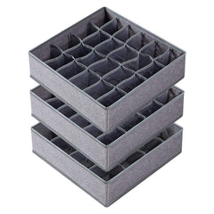 Drawer Storage Basket Clothes Divider Box - 16 24 Grid Underwear Organizer
