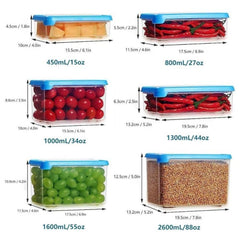 3pcs Airtight Food Storage Containers Leakproof Stackable Kitchen Containers