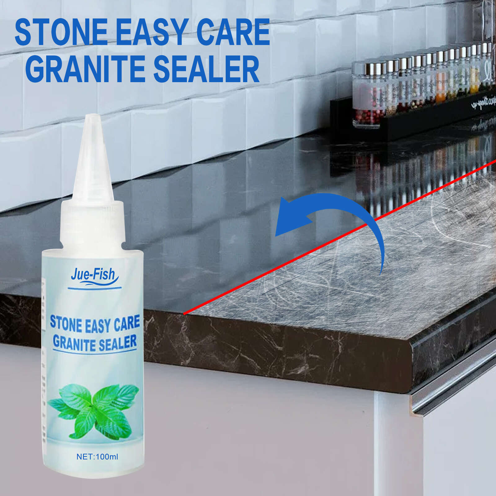 Tile Coating Agent for Countertops - Scratch Repair & Maintenance Spray