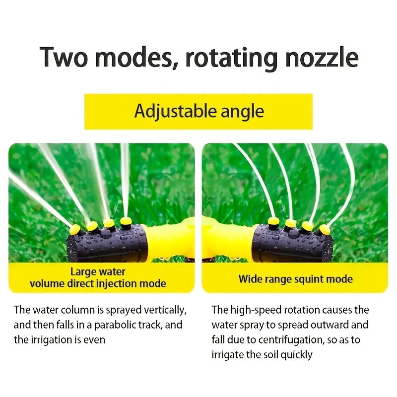 360 Rotating Sprinkler Head for Flower Watering