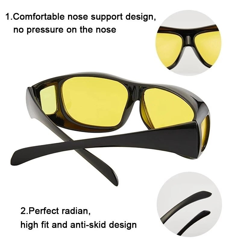 Night Vision Anti Glare Driving Glasses Protective Gears