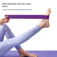 5pcs Yoga Elastic Stretching Belt for Leg Squat Buttocks Training