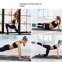 5pcs Yoga Elastic Stretching Belt for Leg Squat Buttocks Training