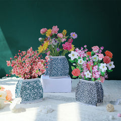 3D Porcelain Vase Greeting Card Thank You Bouquet Blessings Card