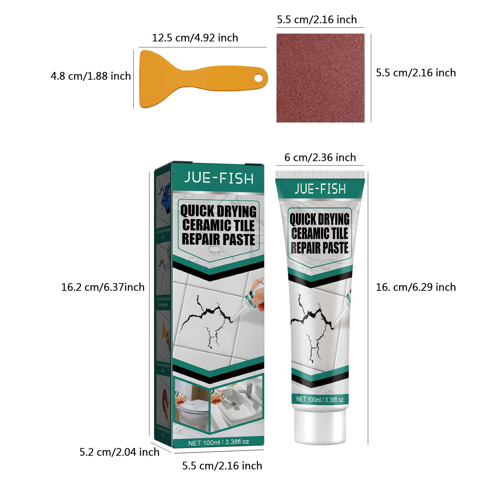 Tile Repair Paste Quick Drying Adhesive Marble Crack Repair