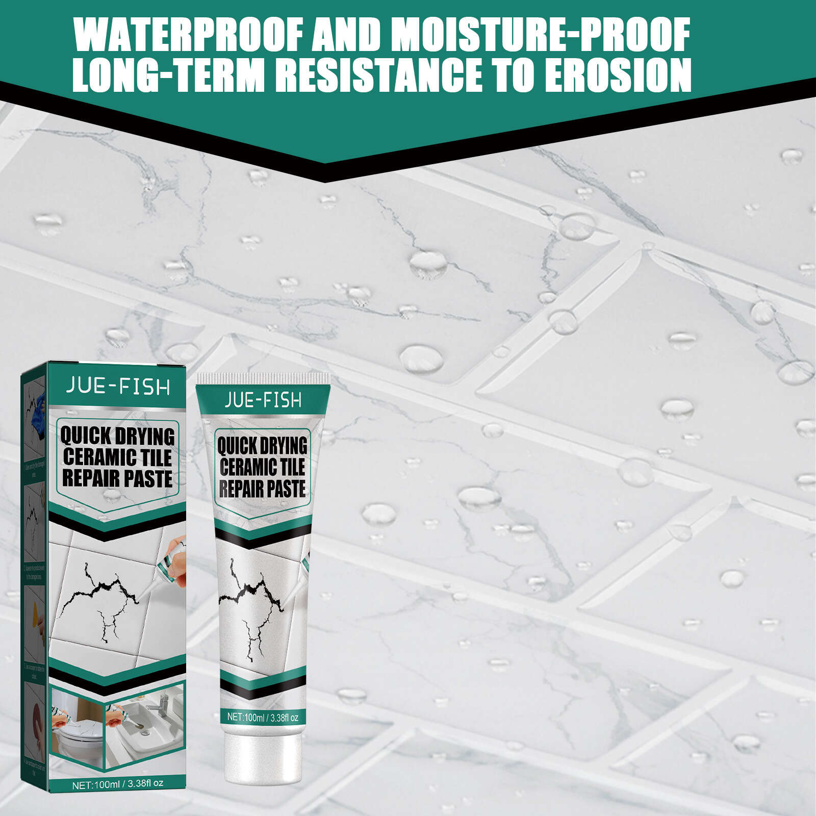 Tile Repair Paste Quick Drying Adhesive Marble Crack Repair