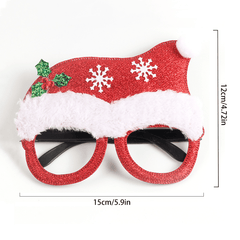 Unique Glasses Frame Decors Christmas Halloween Cosplay Costume Props Decors