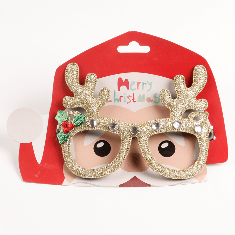 Unique Glasses Frame Decors Christmas Halloween Cosplay Costume Props Decors