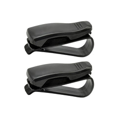 2pcs Universal Sunglasses Clips Car Visor Glasses Card Holder Auto Accessories