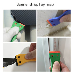 Plastic Razor Blade Scraper with 20pcs Blades for Gasket & Adhesive Removal