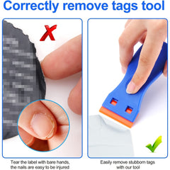 Plastic Razor Blade Scraper with 20pcs Blades for Gasket & Adhesive Removal