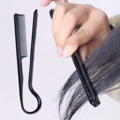 Anti Static V Type Hair Straightener Hair Comb for Haircuts and Styling