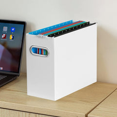 Oterri File Organizer Small Storage Box Cardboard File Folder Organizer