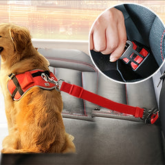 Adjustable Dog Leash Pet Safety Belts Dog Car Seat Belt Pet Traction Rope