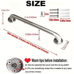 50 8 Cm Shower Grab Bar Stainless Steel Safety Hand Rail Support for Bathroom