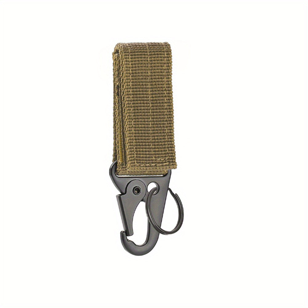 Tactical Molle Clip Buckle Nylon Belt Key Ring Holder Carabiner