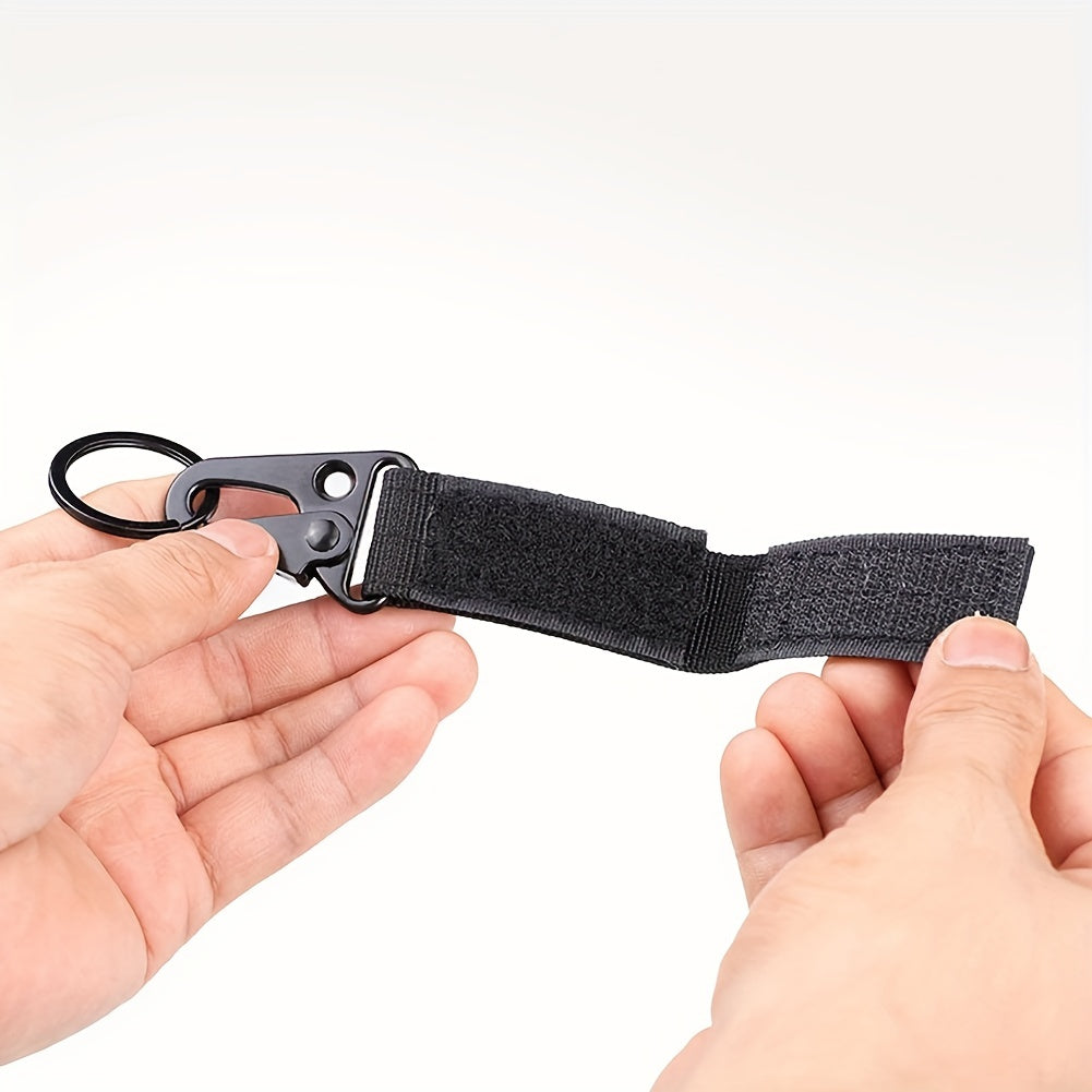 Tactical Molle Clip Buckle Nylon Belt Key Ring Holder Carabiner