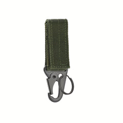 Tactical Molle Clip Buckle Nylon Belt Key Ring Holder Carabiner