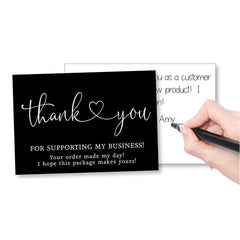50 Thank You Cards for Commercial Decoration and Gift Wrapping