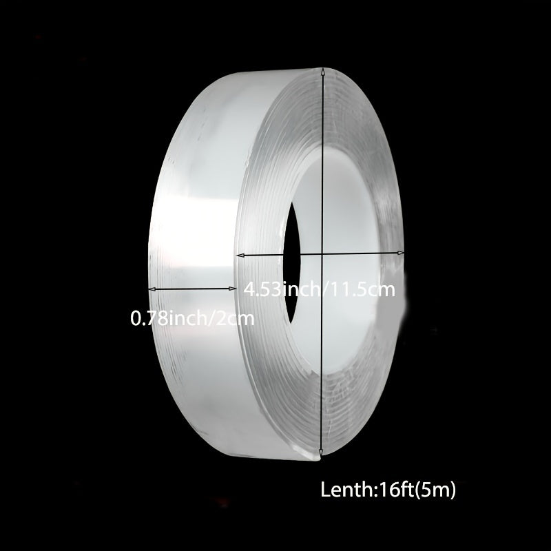 Transparent Nano Tape Washable Reusable Double Sided Tape