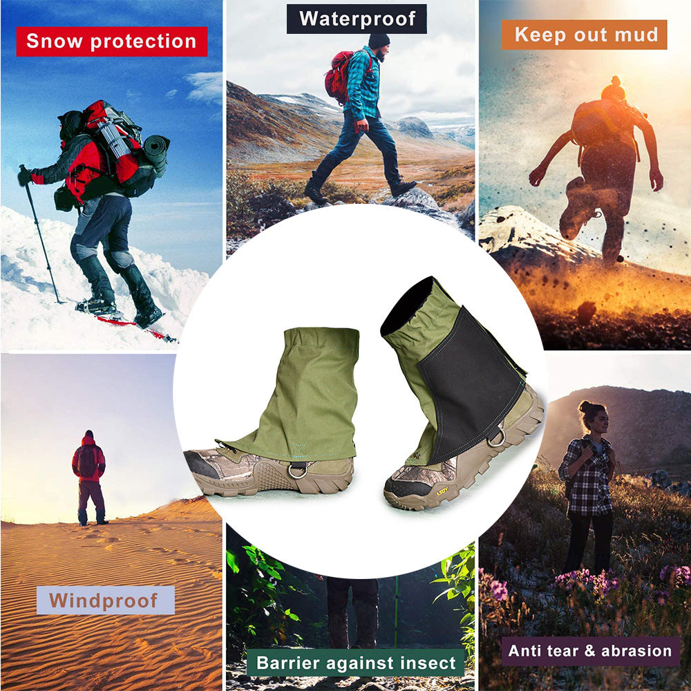 Waterproof Trail Running Gaiter Boot Legging Shoe Cover