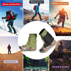 Waterproof Trail Running Gaiter Boot Legging Shoe Cover