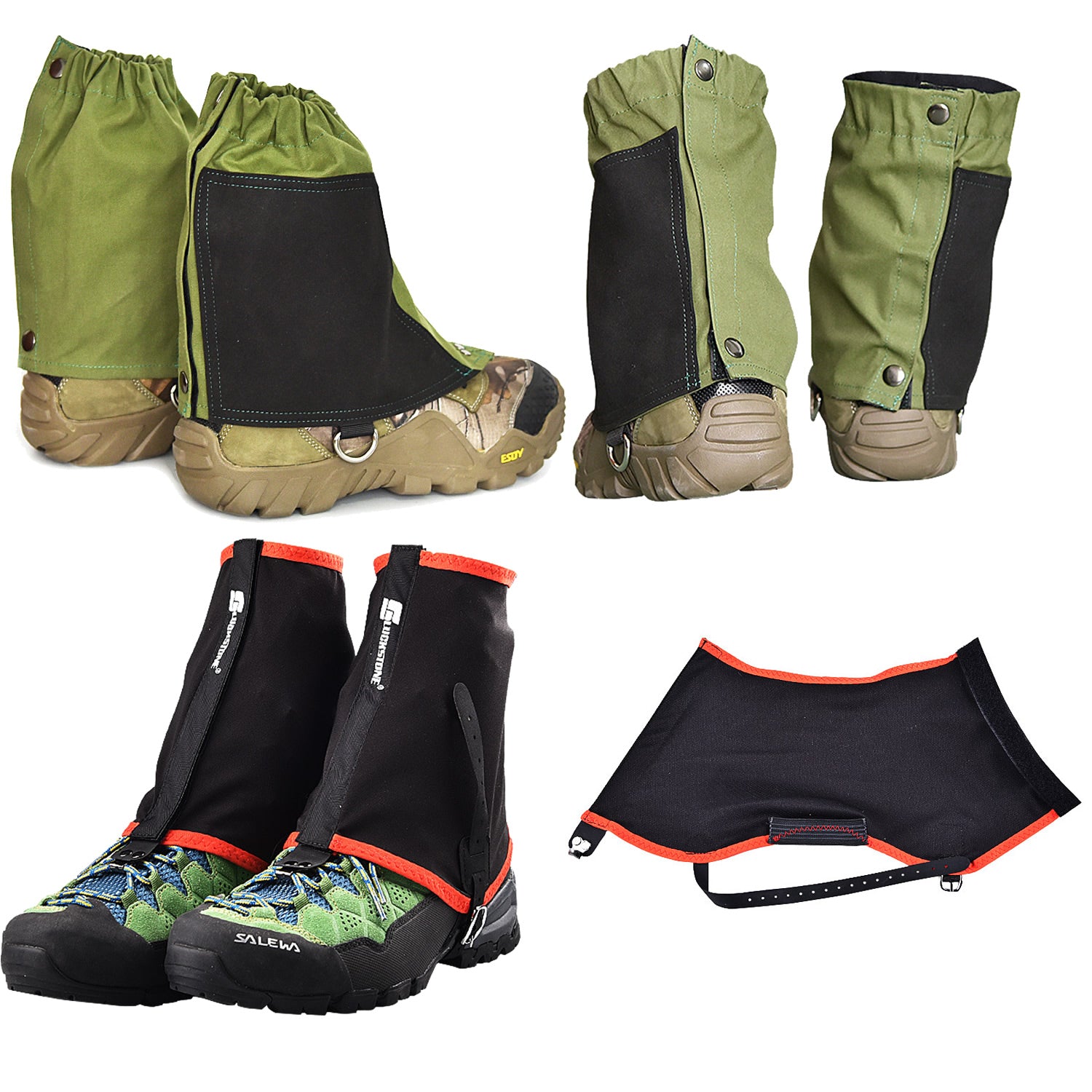 Waterproof Trail Running Gaiter Boot Legging Shoe Cover