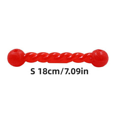 Dog Chew Twist Stick TPR Toys Tough Dog Grinding Teeth Toys