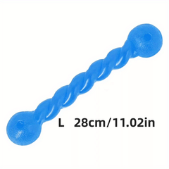 Dog Chew Twist Stick TPR Toys Tough Dog Grinding Teeth Toys