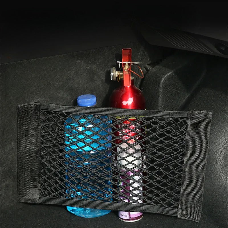 Double Layer Storage Net Bag Cabinet Door Garbage Bag Net Bag