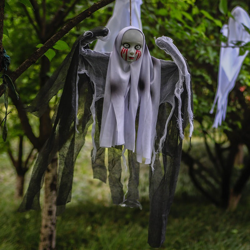 Halloween Hanging Ghost Skull Pendants Haunted House Bar Horror Props