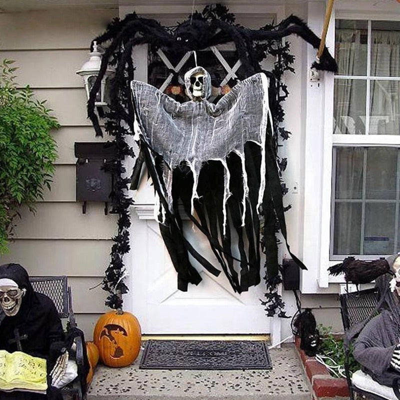 Halloween Hanging Ghost Skull Pendants Haunted House Bar Horror Props