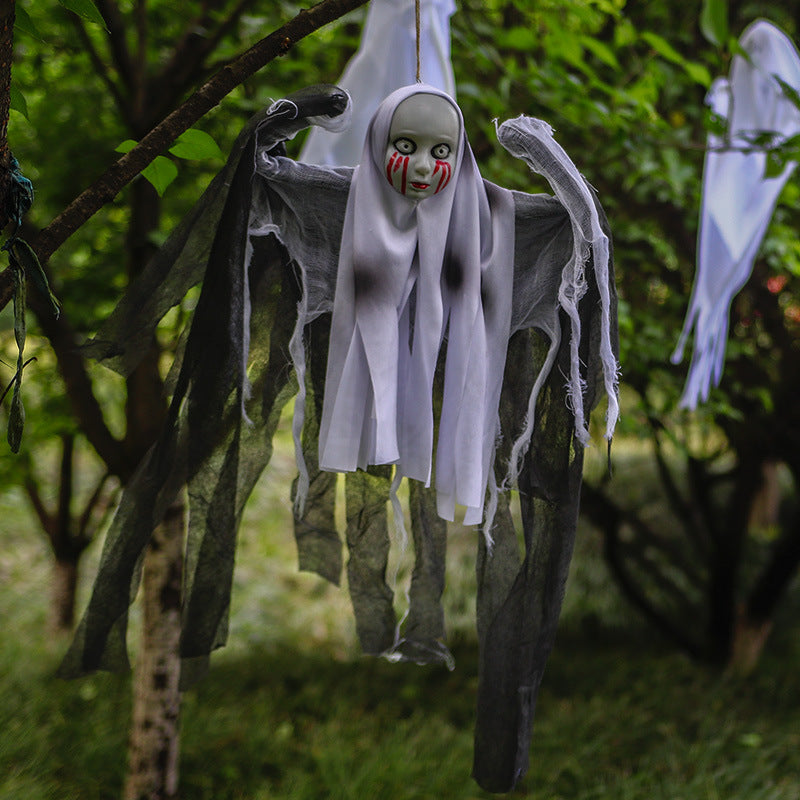 Halloween Hanging Ghost Skull Pendants Haunted House Bar Horror Props