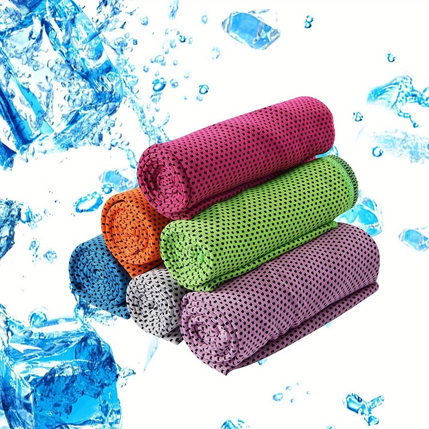 6/10pcs Quick Drying Cooling Towel Microfiber Soft Breathable Sports Towel