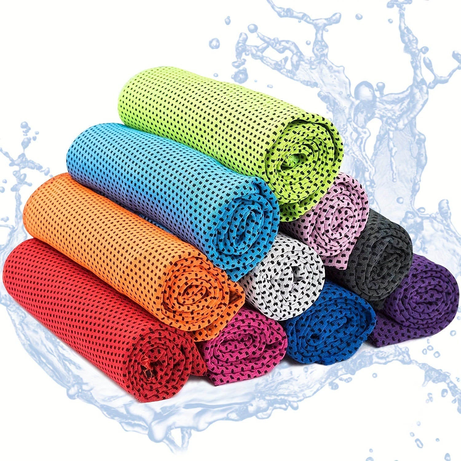 6/10pcs Quick Drying Cooling Towel Microfiber Soft Breathable Sports Towel
