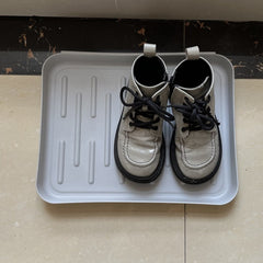 Plastic Shoe Mat Tray for Entryway Indoor Outdoor Shoe Storage