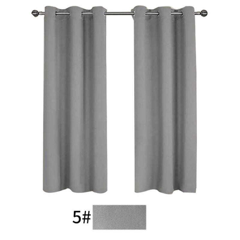 Blackout Grommet Insulated Curtains for Bedroom, Noise Reduction, 2 Panels