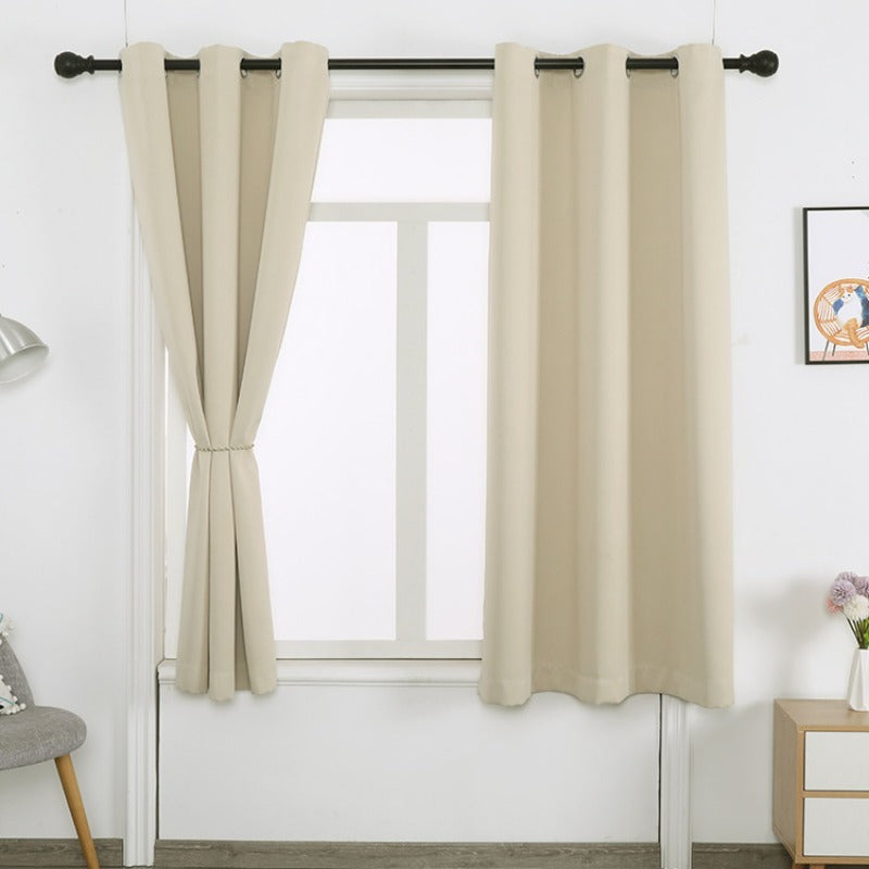 Blackout Grommet Insulated Curtains for Bedroom, Noise Reduction, 2 Panels
