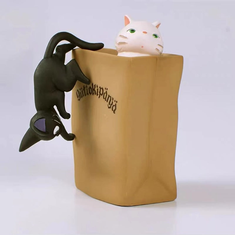 Anime Cat Figures Ornaments Halloween Christmas