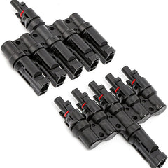 MC4 Cable Coupler 5 in 1 T Type Parallel Connection