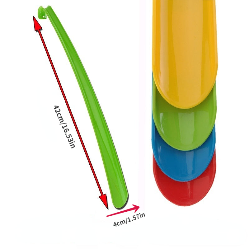 Plastic Shoehorn Hotel Household Shoe Lift No Bending Over Thickened Shoe Pump