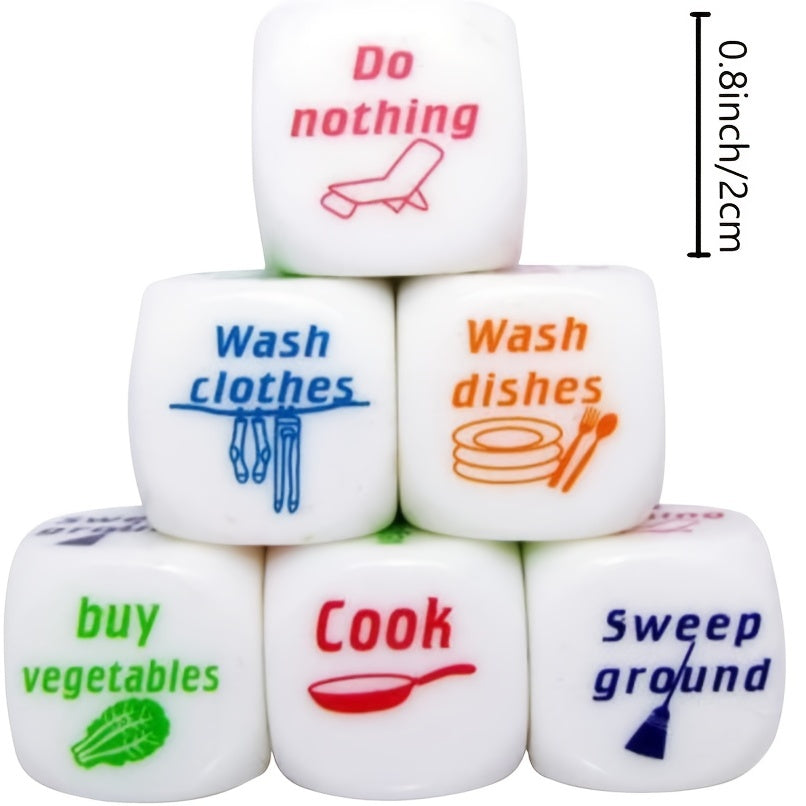 Housework Dice Novelty Game Dice For Couple