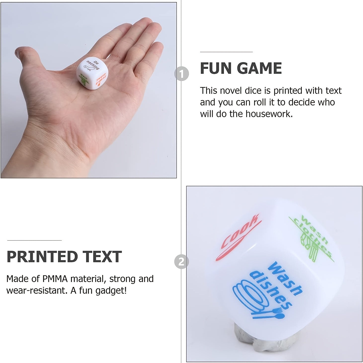 Housework Dice Novelty Game Dice For Couple