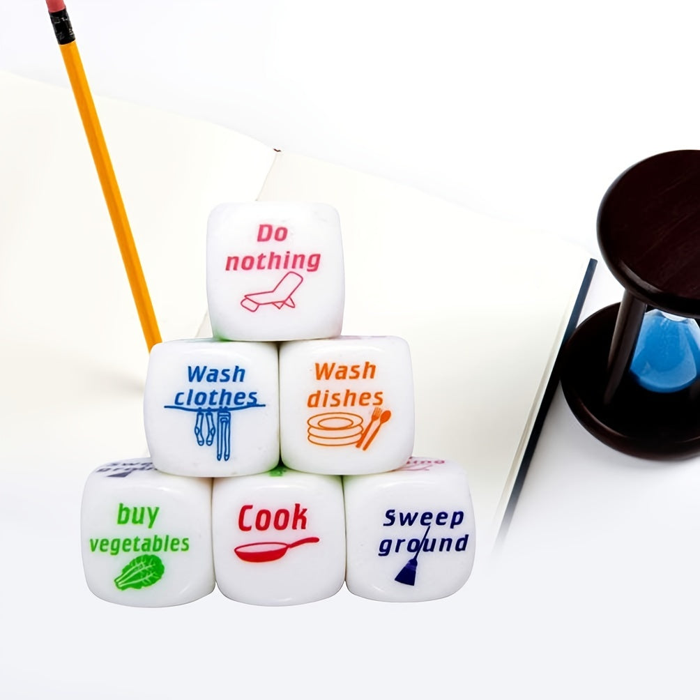 Housework Dice Novelty Game Dice For Couple